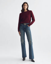 SONA SWEATER IN BURGUNDY