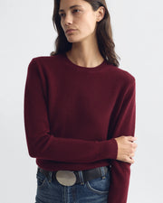 SONA SWEATER IN BURGUNDY