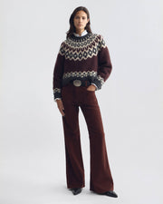 FLORENCE PANT IN CABERNET