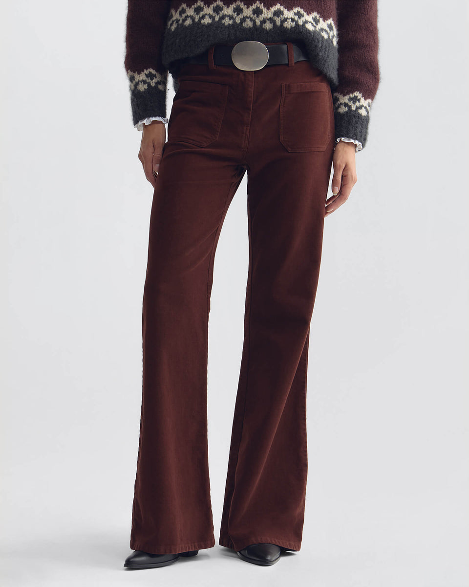 FLORENCE PANT IN CABERNET