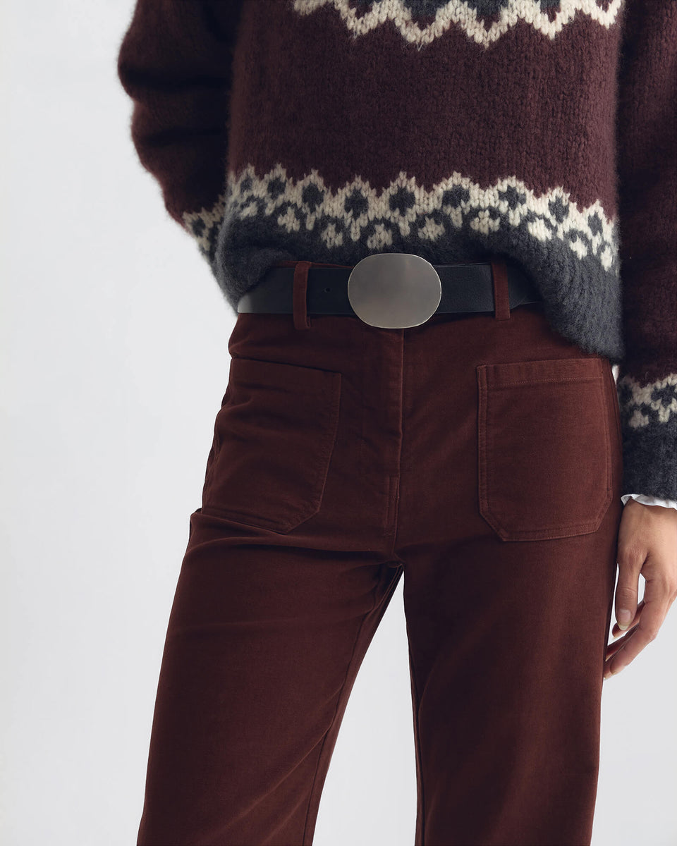 FLORENCE PANT IN CABERNET