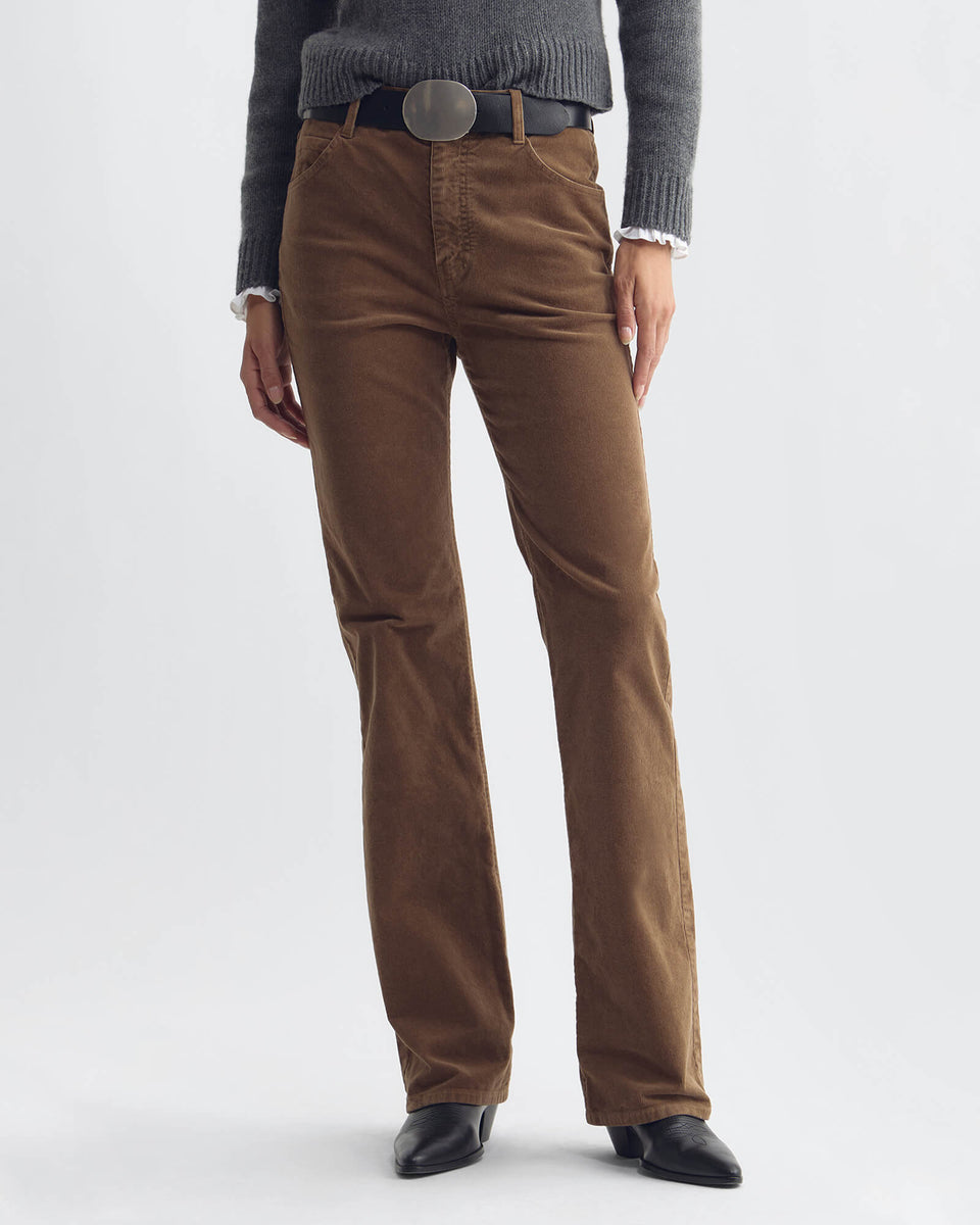 JOAN PANT IN HAZELNUT