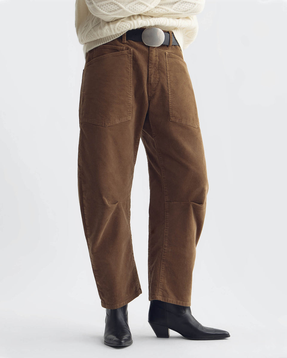 SHON CORDUROY PANT IN HAZELNUT