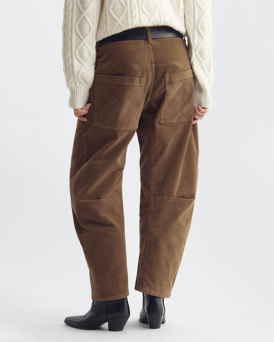 SHON CORDUROY PANT IN HAZELNUT