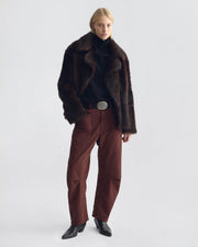 SHON COTTON PANT IN CABERNET