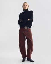 SHON COTTON PANT IN CABERNET