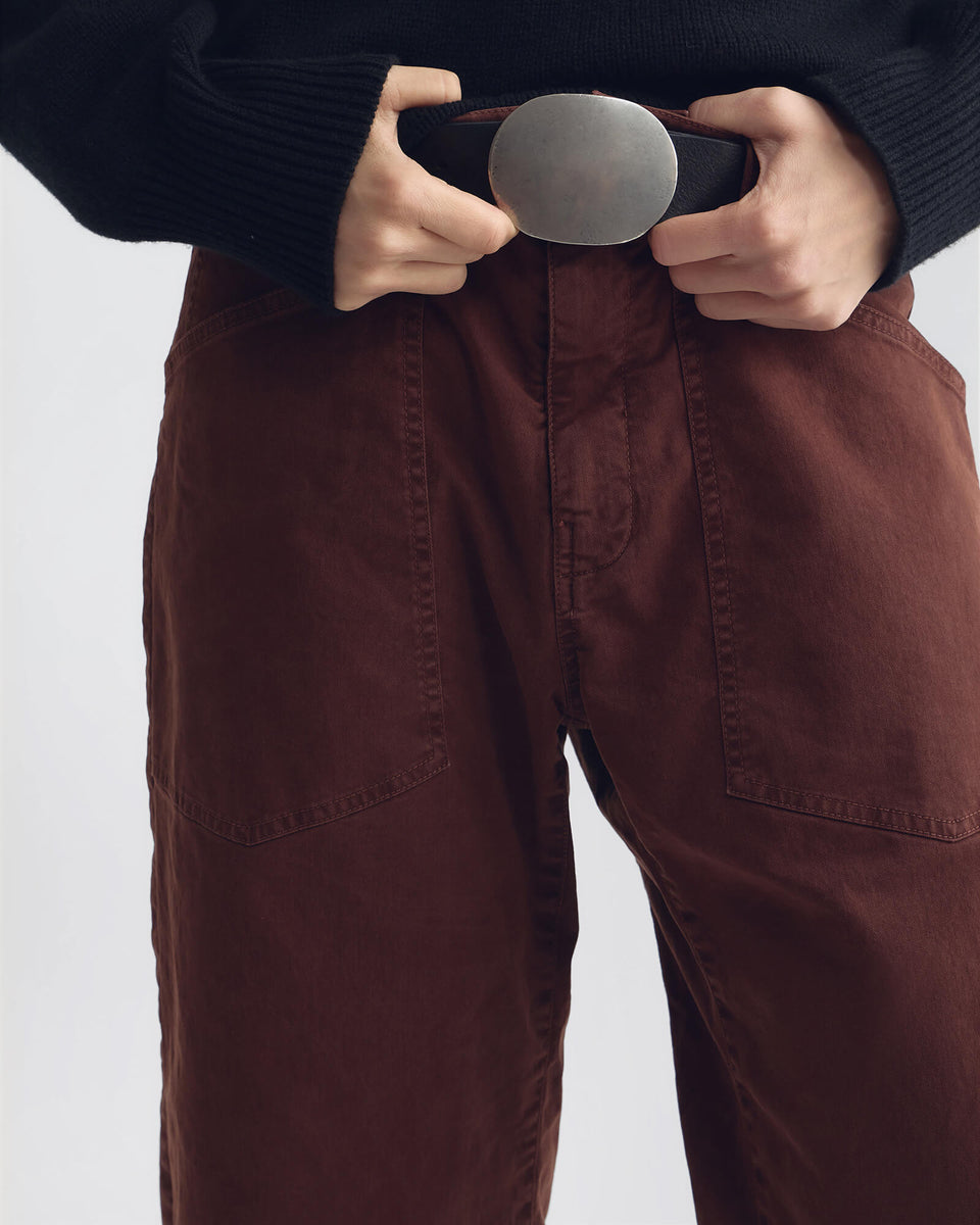 SHON COTTON PANT IN CABERNET