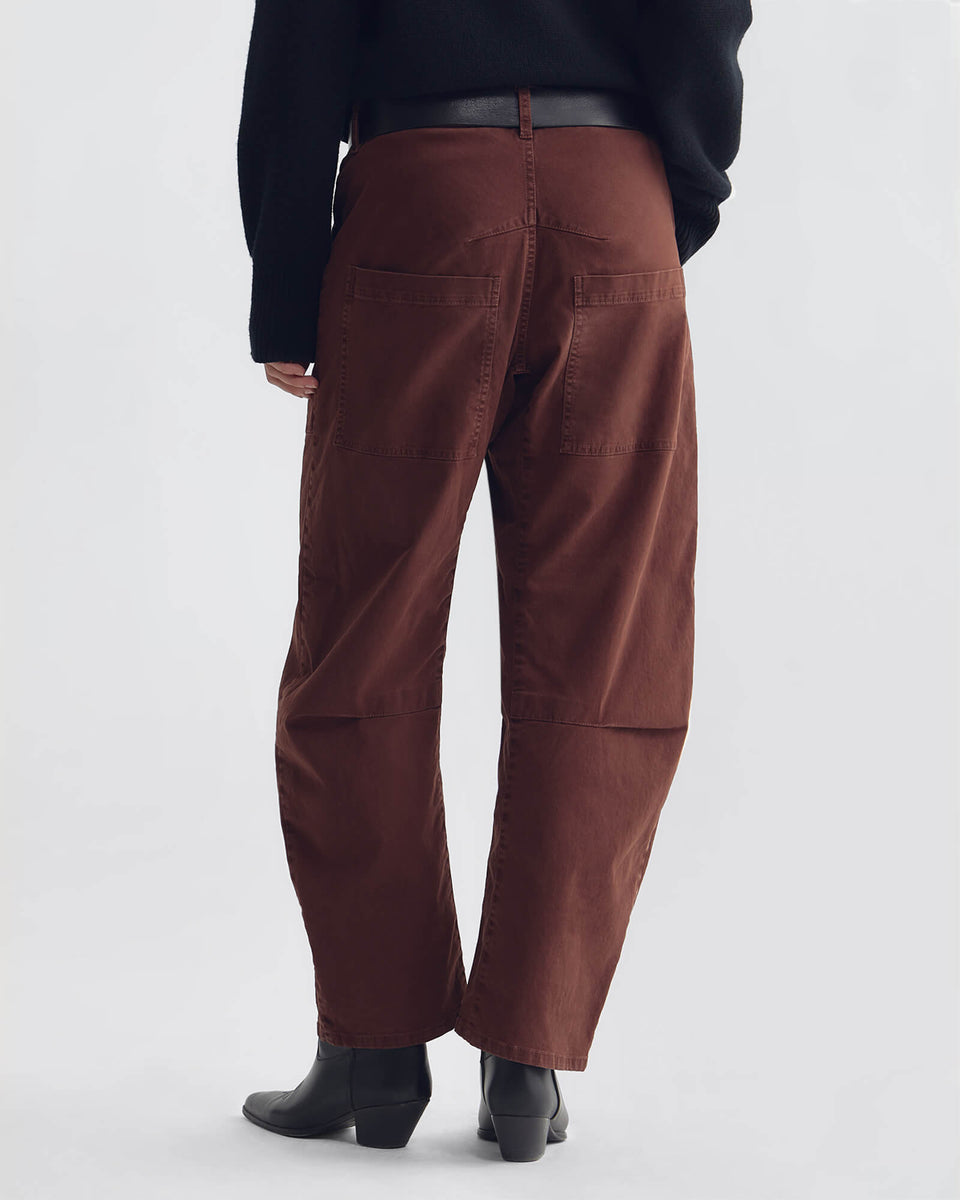 SHON COTTON PANT IN CABERNET