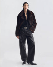 THELMA SILK SHIRT IN BLACK
