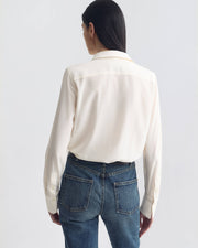 THELMA SILK SHIRT IN IVORY