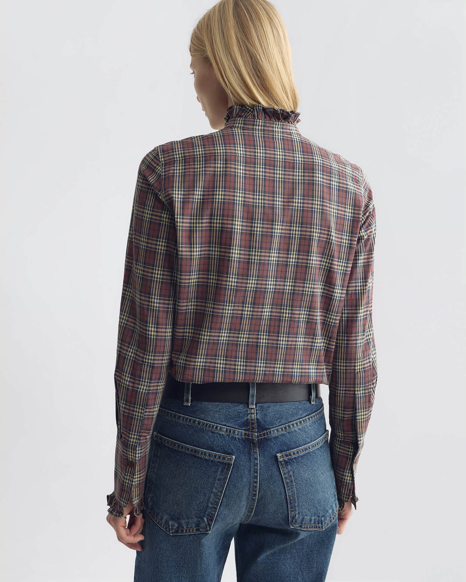 ELIO SHIRT IN RUSTIC CHECK