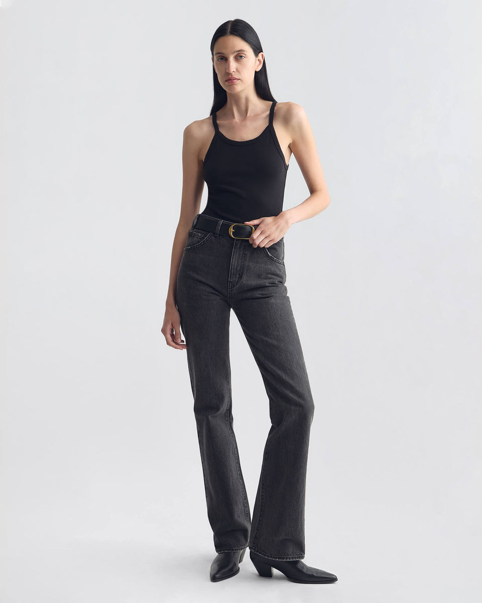 LORETTA TANK IN JET BLACK