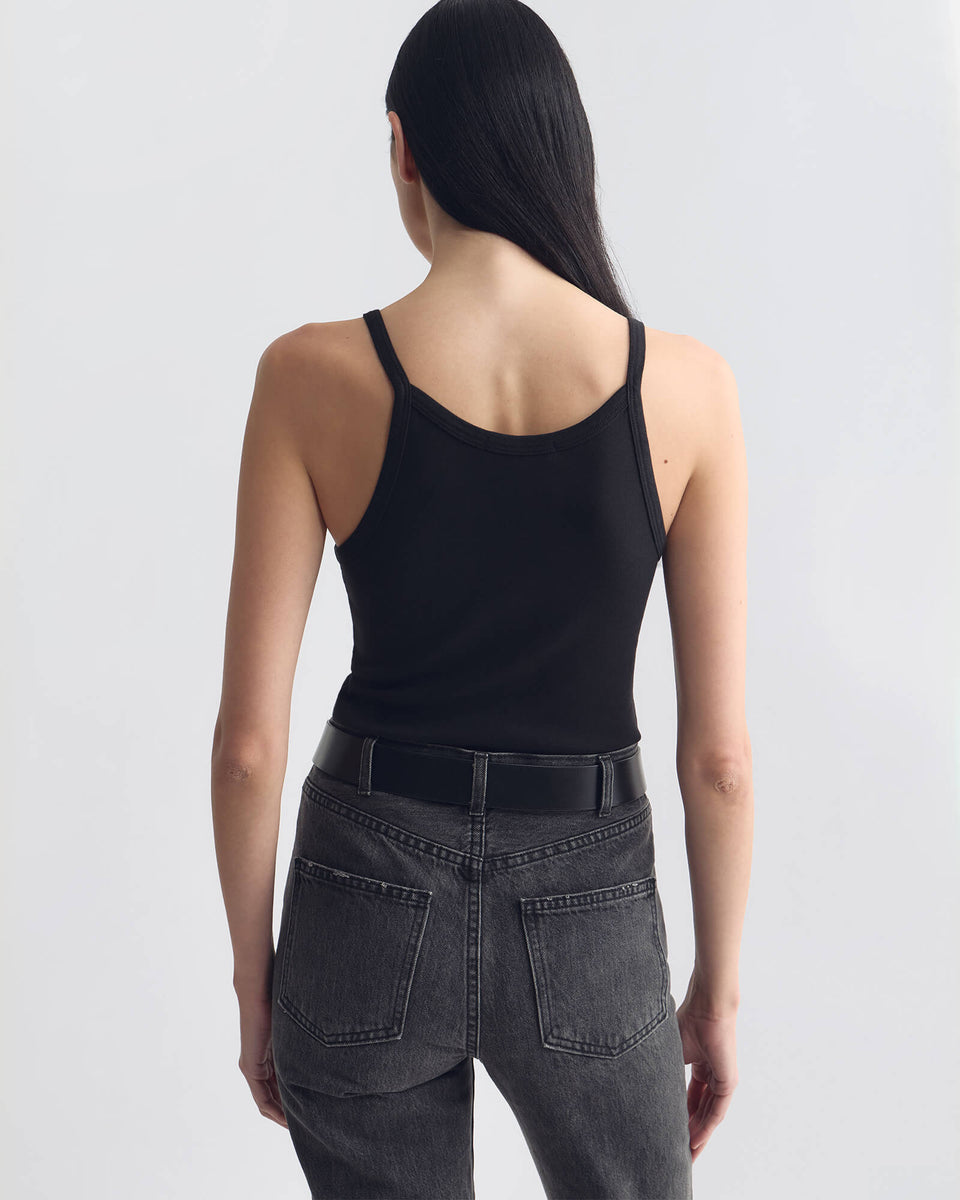 LORETTA TANK IN JET BLACK