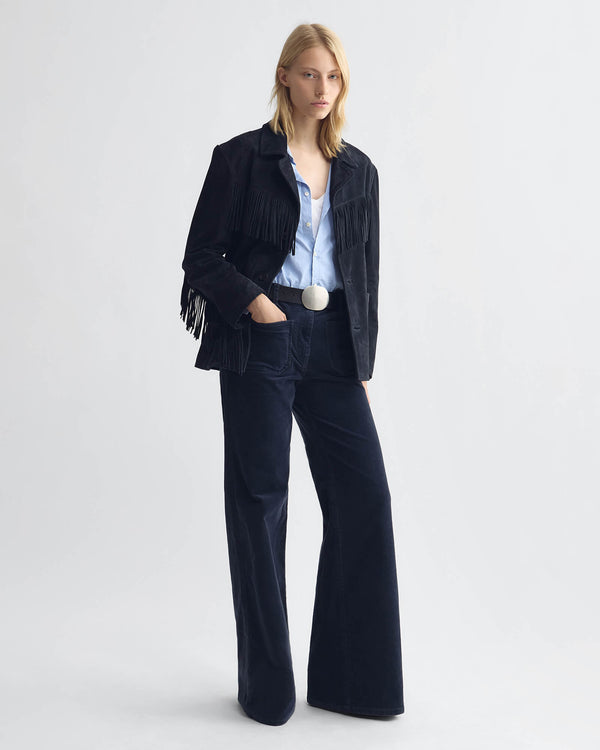AGATE FRINGE SUEDE JACKET