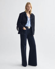 FLORENCE CORDUROY PANT IN SERVICE BLUE
