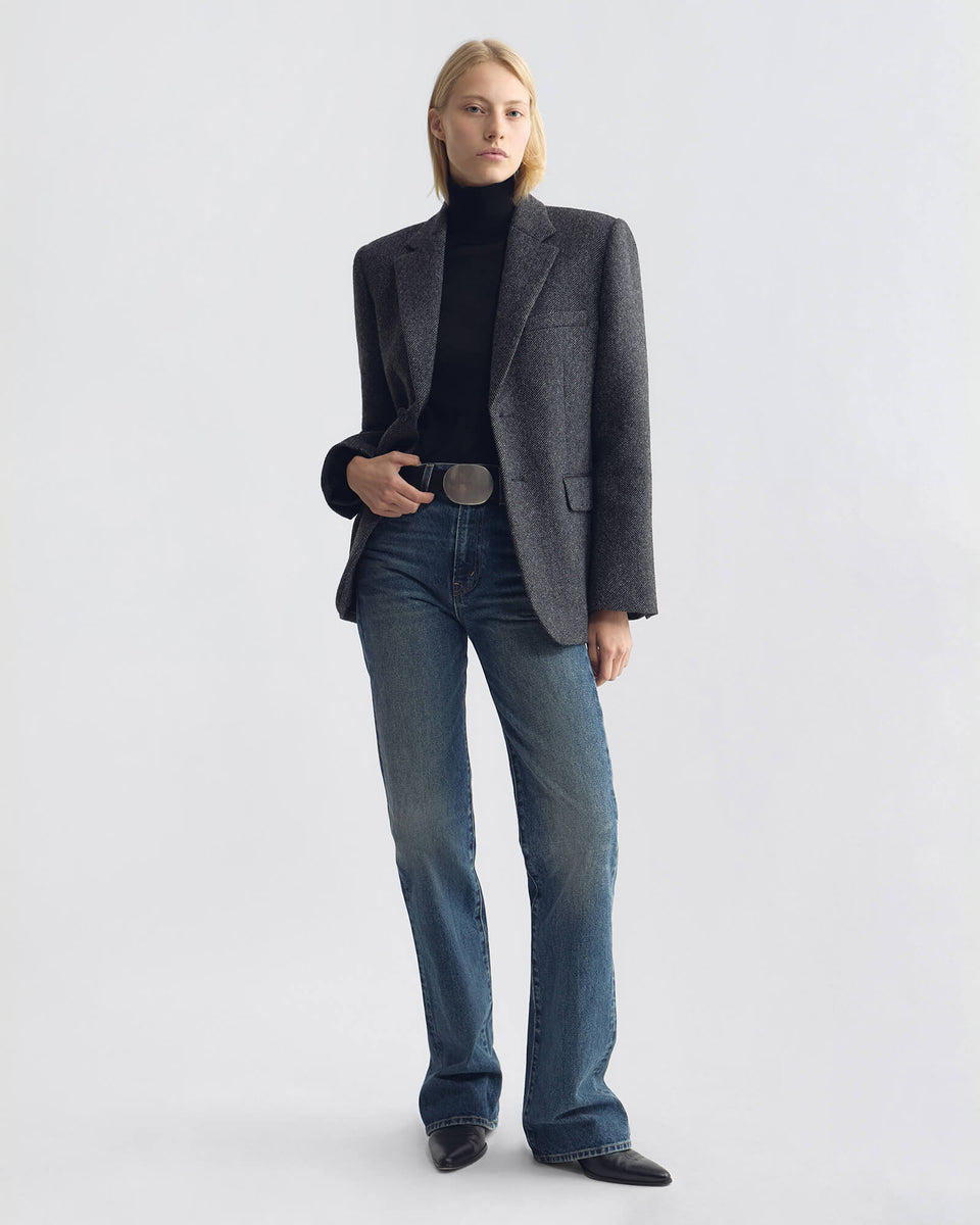 LARKIN WOOL SWEATER IN BLACK