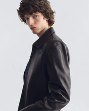 HAMMOND LEATHER JACKET IN BLACK