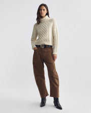 EZREN WOOL SWEATER IN IVORY