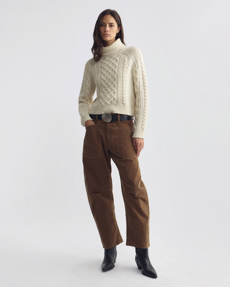 EZREN WOOL SWEATER IN IVORY
