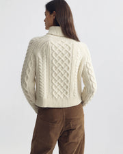 EZREN WOOL SWEATER IN IVORY