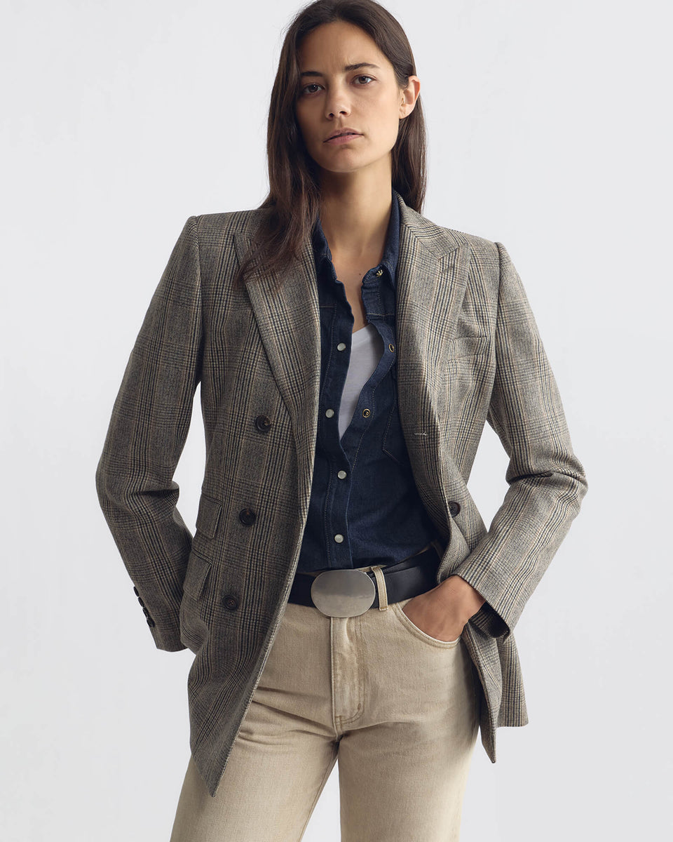NOAH JACKET IN FATIGUE PLAID