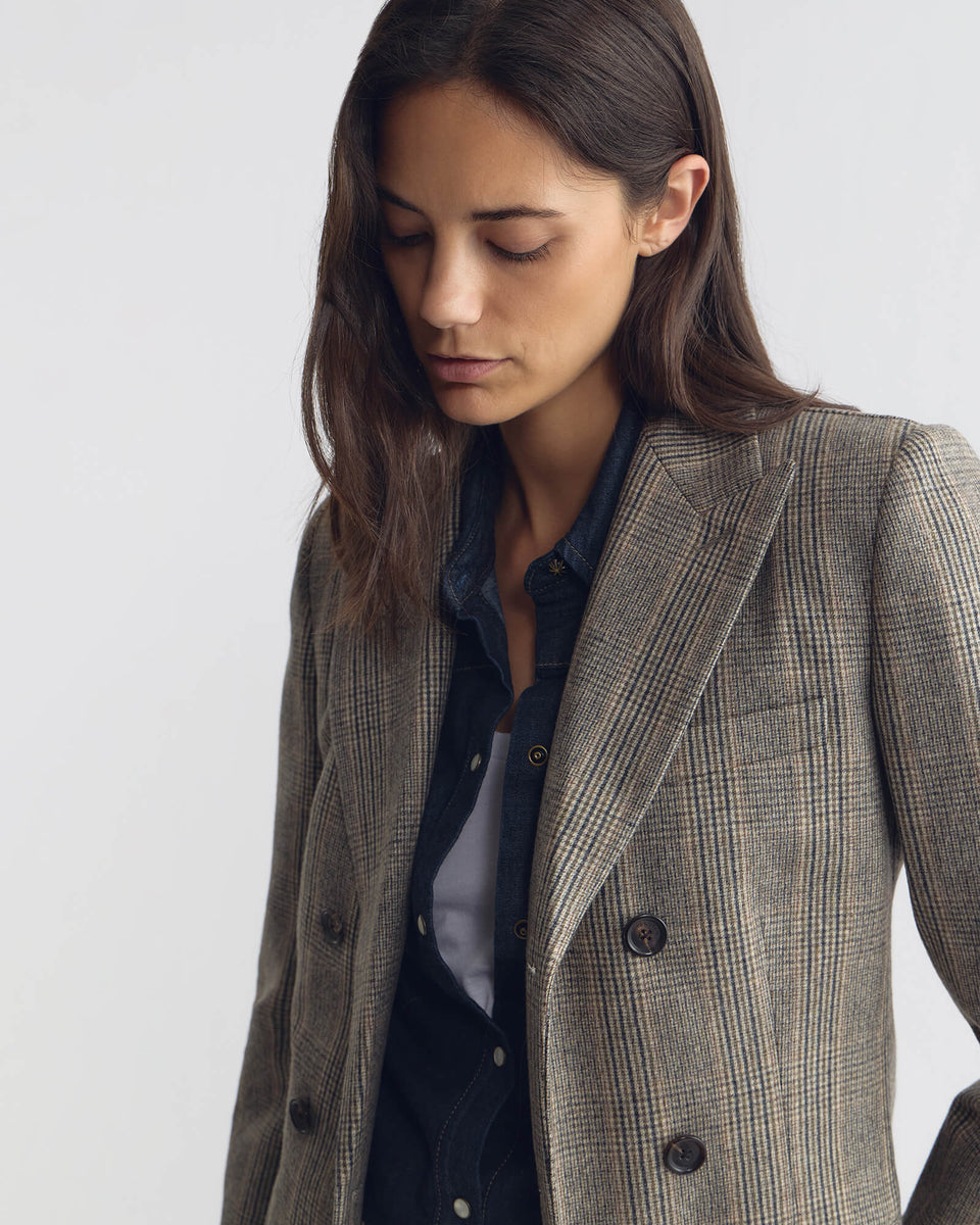 NOAH JACKET IN FATIGUE PLAID