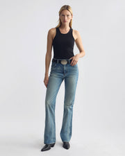 JUNE COTTON TANK IN JET BLACK