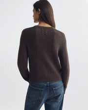 VICKI SWEATER IN WALNUT HEATHER