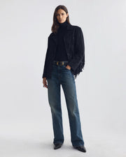 LARKIN WOOL SWEATER IN DARK NAVY