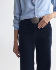 FLORENCE CORDUROY PANT IN SERVICE BLUE