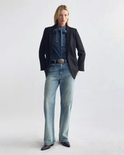 SUZETTE DENIM SHIRT IN CLASSIC WASH