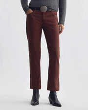LORIMER COTTON PANT IN CABERNET