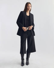 ILFORD GAUCHO WOOL PANT IN DARK CHARCOAL