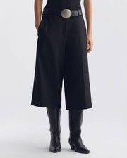ILFORD GAUCHO WOOL PANT IN DARK CHARCOAL