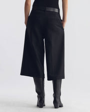 ILFORD GAUCHO WOOL PANT IN DARK CHARCOAL