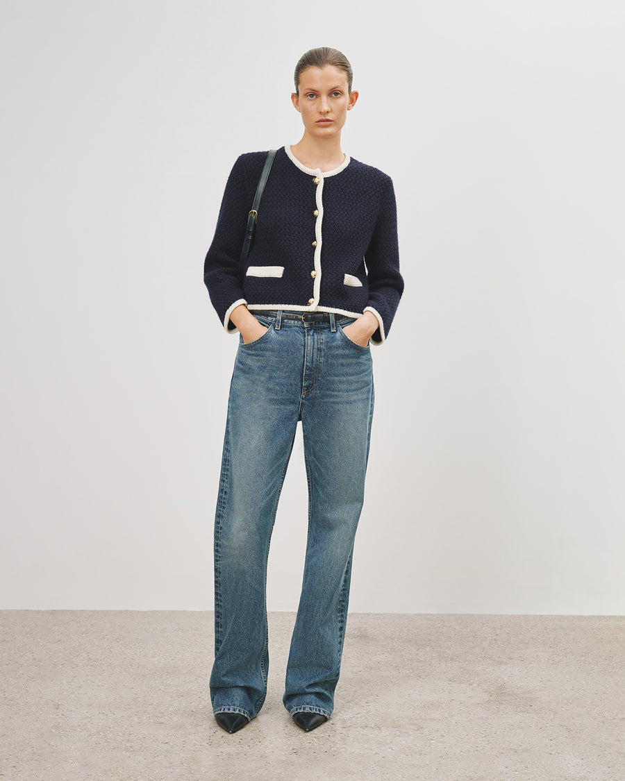 DARK NAVY/IVORY