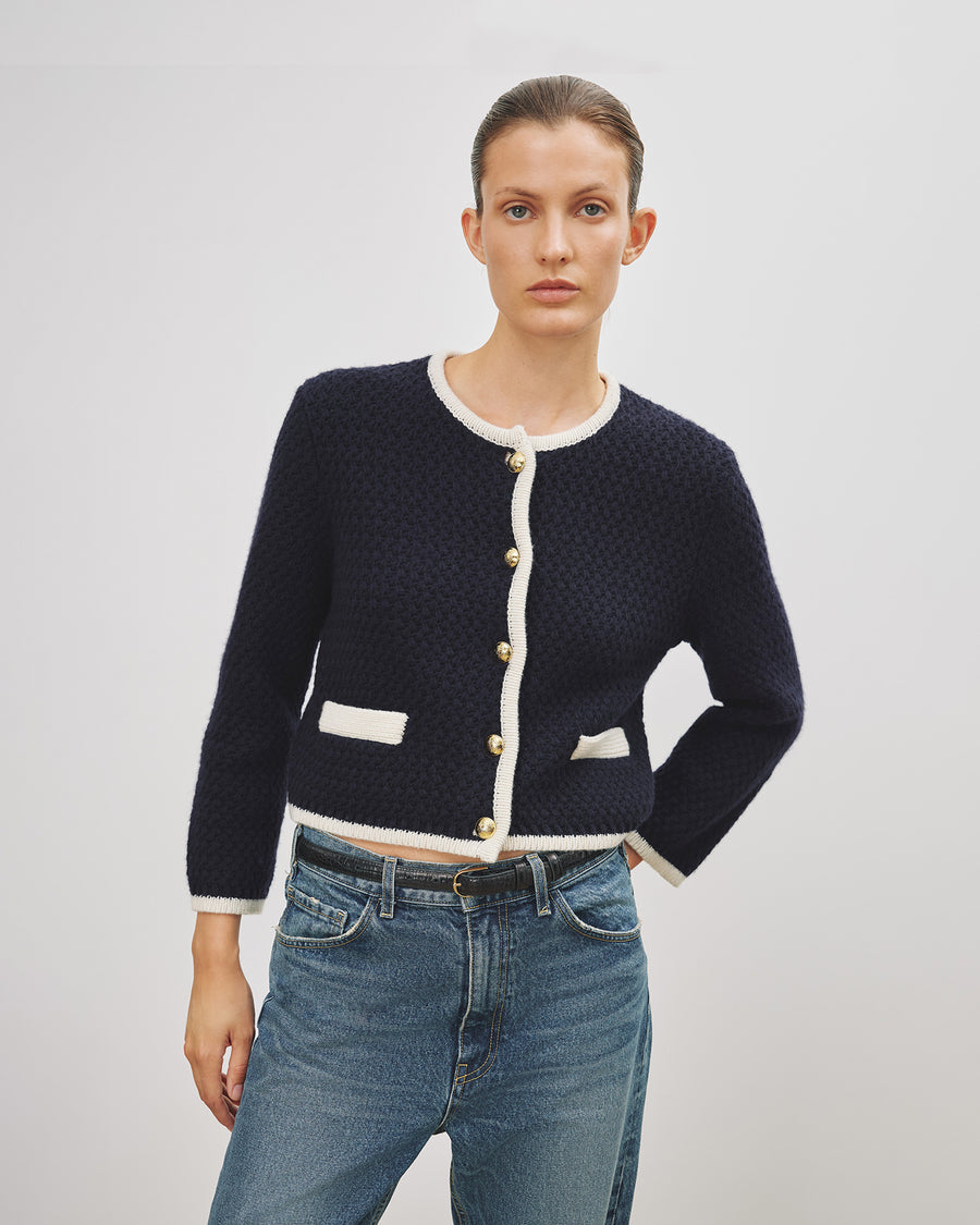 DARK NAVY/IVORY
