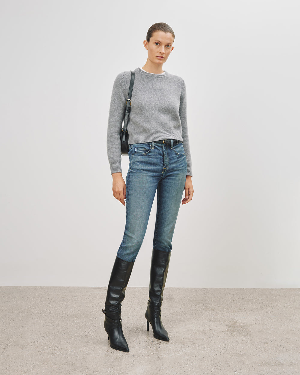 POPPY CASHMERE SWEATER IN POPPY CASHMERE SWEATER