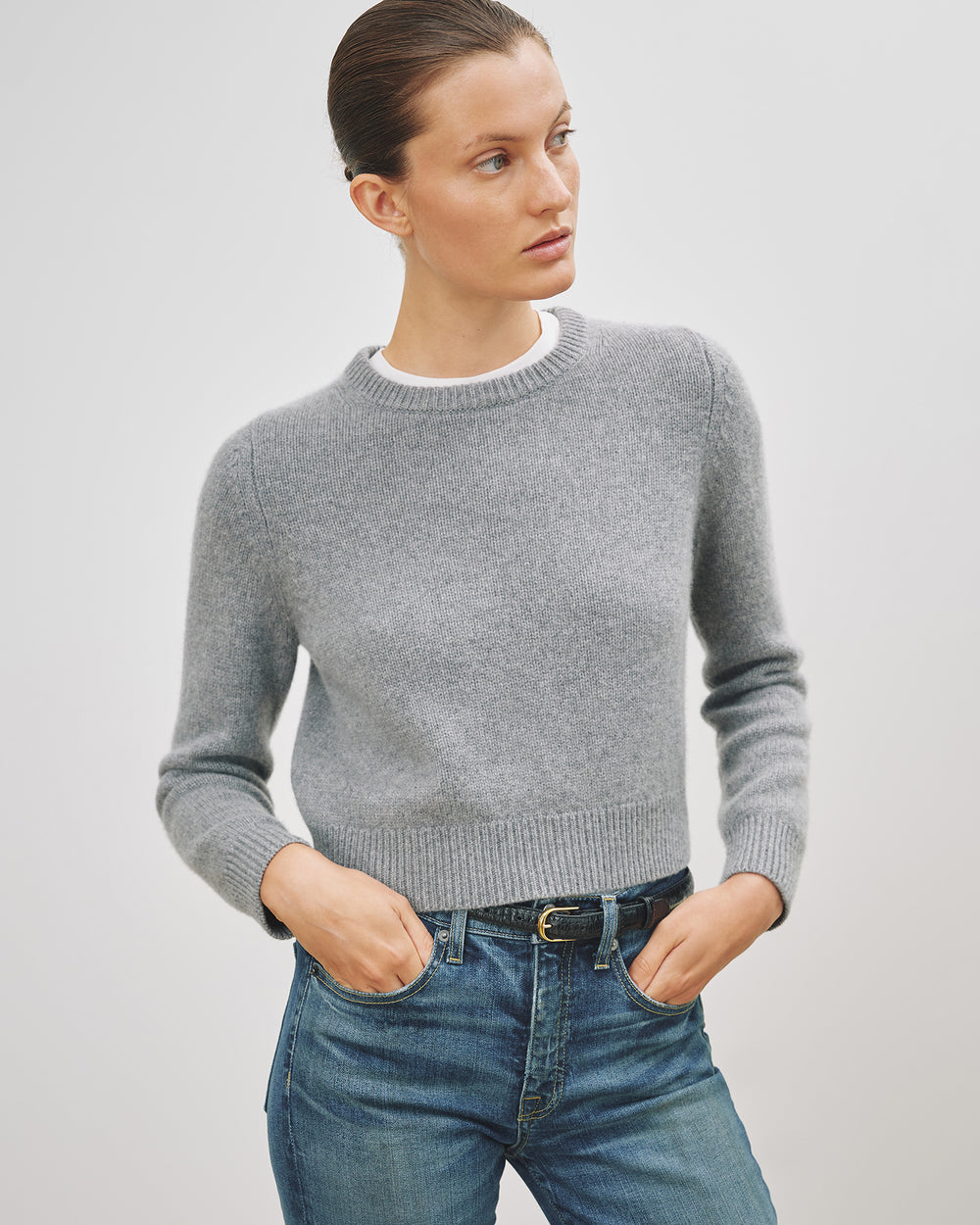 POPPY CASHMERE SWEATER IN POPPY CASHMERE SWEATER
