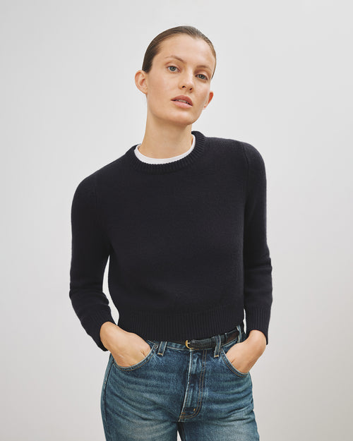POPPY CASHMERE SWEATER IN POPPY CASHMERE SWEATER