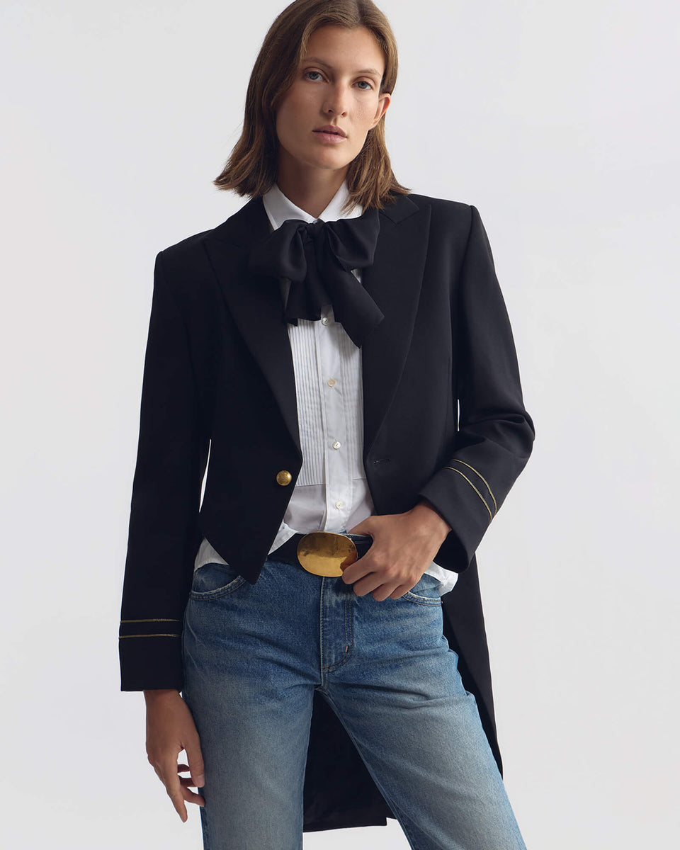 SILK SCARF IN BLACK