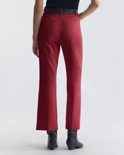 CROPPED CORETTE CORDUROY PANT IN RHUBARB
