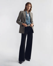 FLORENCE CORDUROY PANT IN JET BLACK
