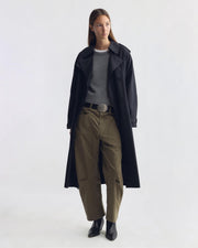 SHON COTTON PANT IN VINTAGE WASHED - ARTICHOKE