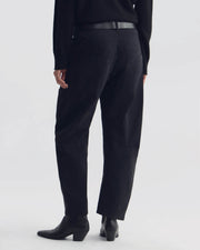 SHON COTTON PANT IN JET BLACK