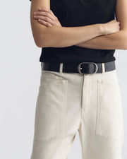 SHON COTTON PANT IN WHITE