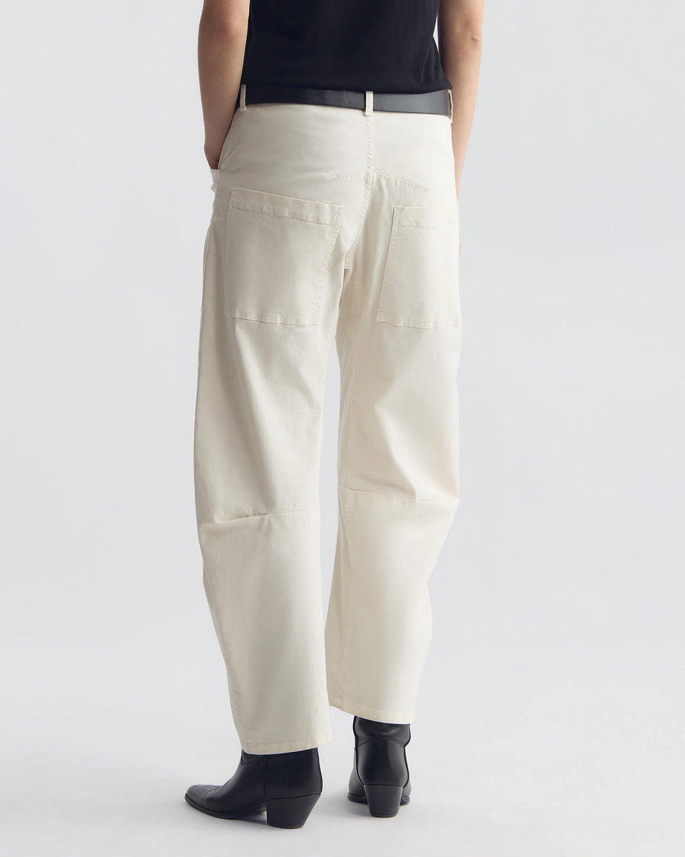 SHON COTTON PANT IN WHITE