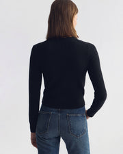 MARCH CASHMERE CARDIGAN IN BLACK