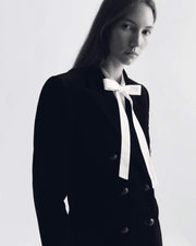 MOSELLE DOUBLE BREASTED VELVET JACKET IN MOSELLE DOUBLE BREASTED VELVET JACKET