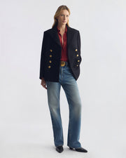 GAIA SILK SHIRT IN ASCOT DOT